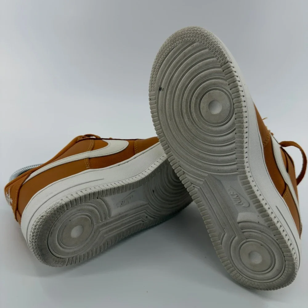 Nike Air Force 1 Low Monarch Orange White Size 5Y Sneakers